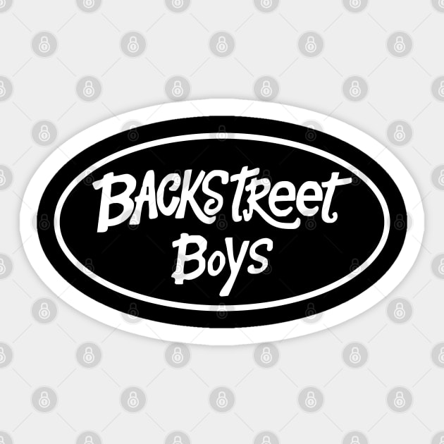 Backstreet Boys T-Shirt - white edition Sticker by BACK TO THE 90´S